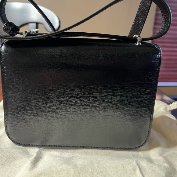 Tory Burch Eleanor distressed small convertible bag black NEW - Picture 9 of 12